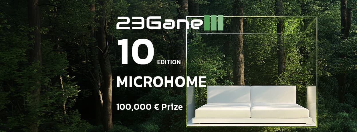 پوستر رسمی فراخوان مسابقه معماری MICROHOME 2025 - طراحی خانه کوچک بین‌المللی