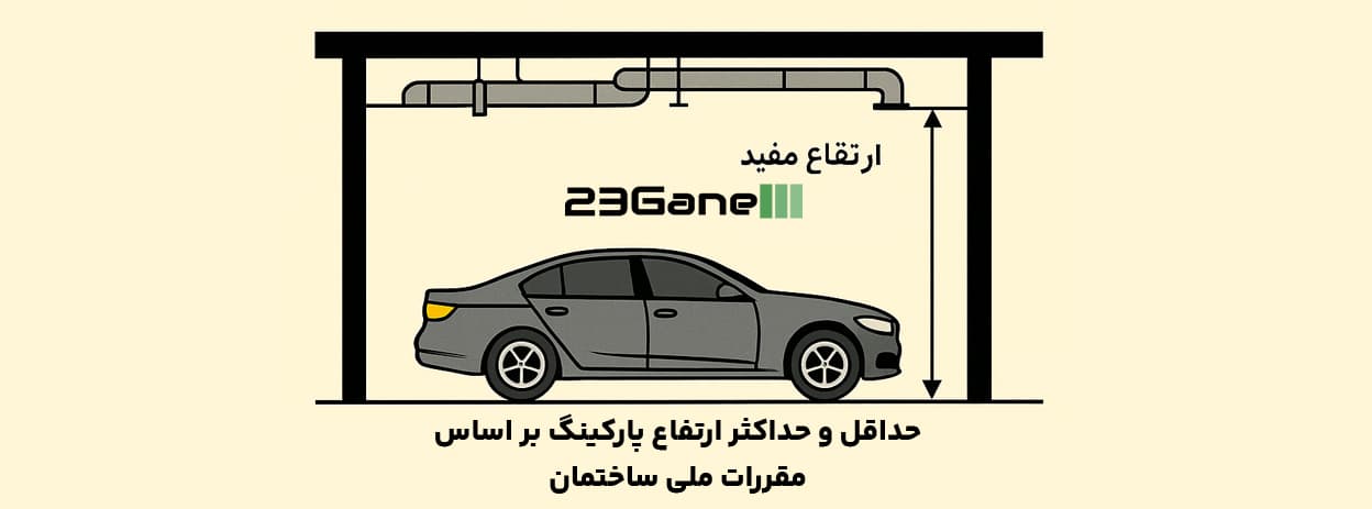 ضوابط طراحی پارکینگ