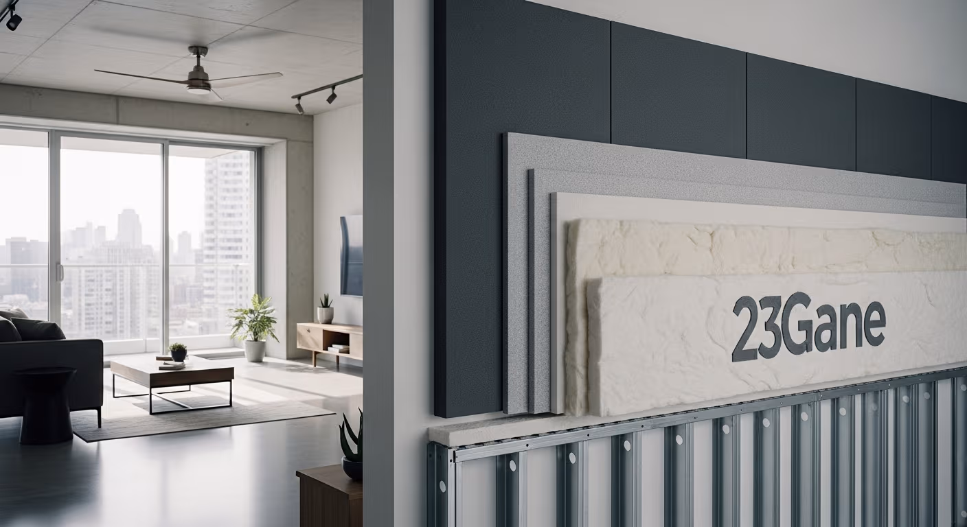 عایق کاری صوتی دیوار مشترک | حفظ حریم خصوصی بین واحد ها