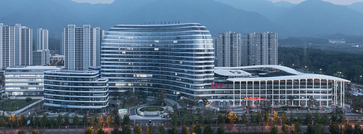 معماری بیمارستان شاخه تانگلو هانگژو چین