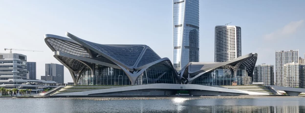 معماری زاها حدید در مرکز ژوهای جینوان