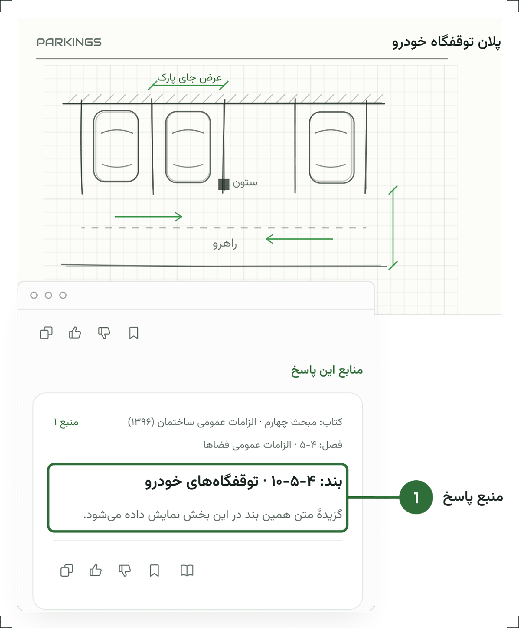 پاسخ ۲۳گانه همراه با ارجاع به مبحث، فصل و بند مقررات ملی ساختمان